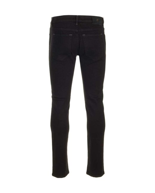Pt Pantaloni Blue Pt Torino Swing Low-Rise Straight-Leg Jeans