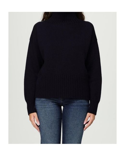 Drumohr Black Turtleneck Knit Top
