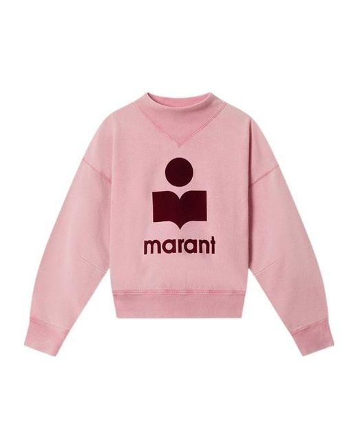 Isabel Marant Pink Isabel Marant Étoile Moby Crewneck Sweatshirt