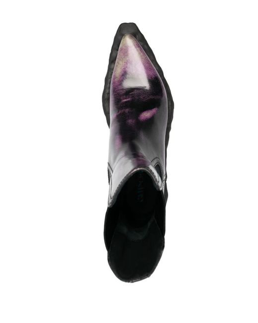 CAMPERLAB Black Venga Pointed-Toe Ankle Boots for men