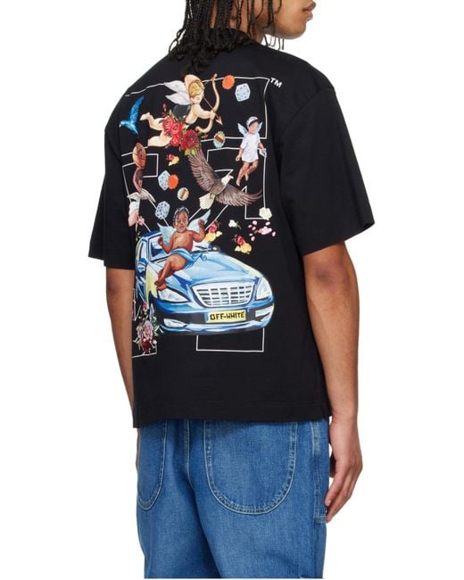 Off-White c/o Virgil Abloh Black Fresco Arrow T-Shirt for men