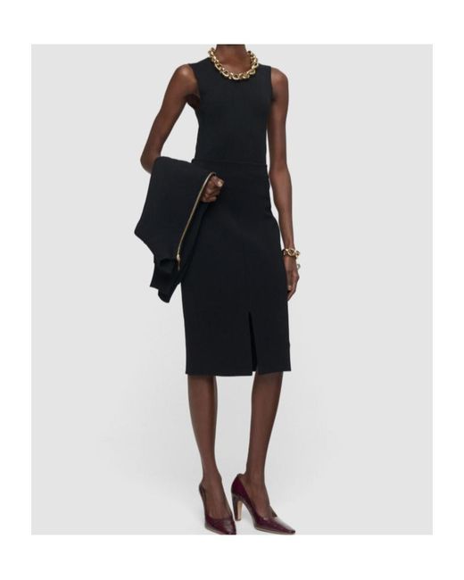 Joseph Black Safir Split Midi Skirt