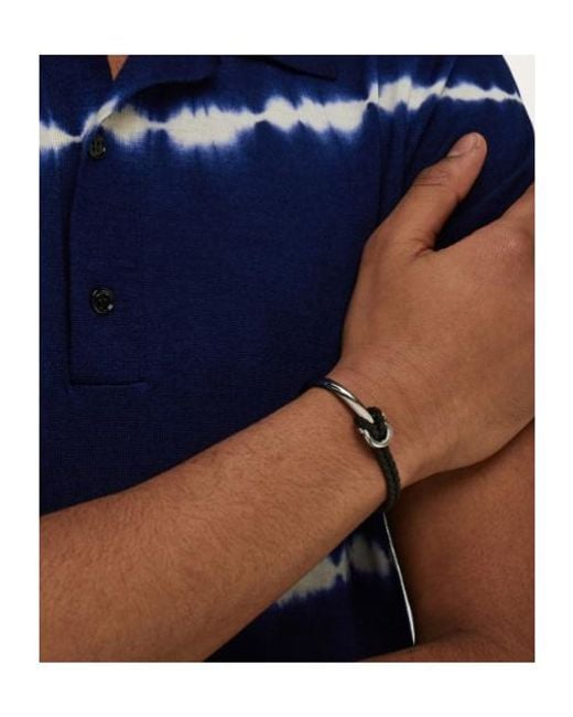 Ferragamo White Ferragamo Logo-Engraved Bracelet for men