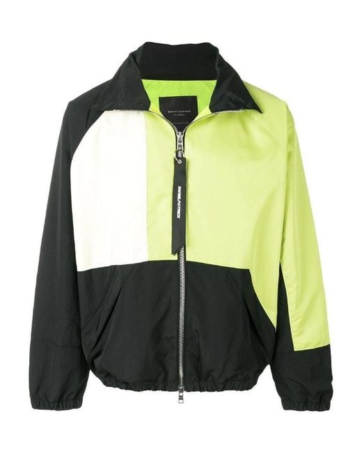 Daniel Patrick Black Color Blocking Coat for men