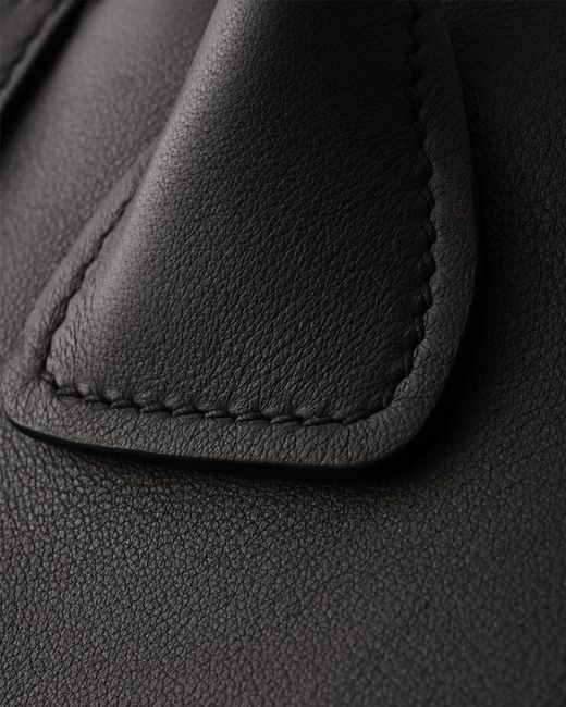 Prada Black Large Leather Tote Bag