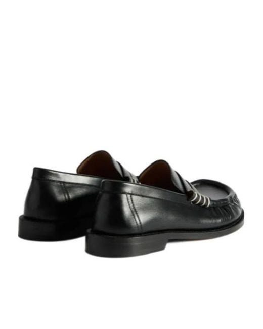 J.W. Anderson Black Jw Anderson Round Toe Loafers for men