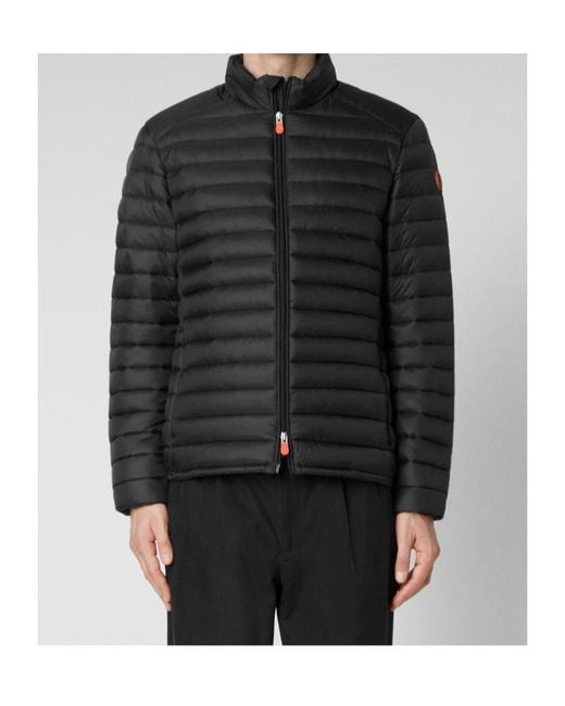 Save The Duck Black Alexander Puffer Jacket for men