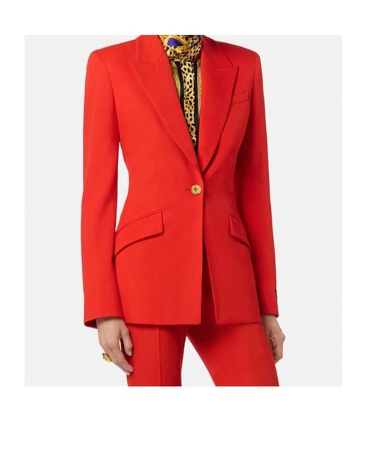 Versace Single-Breasted Tailored Blazer