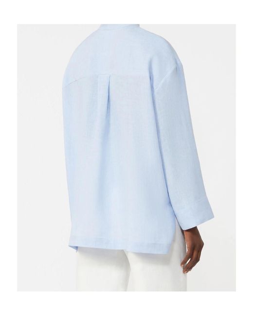 Max Mara Blue 'S Cantico Crewneck Shirt