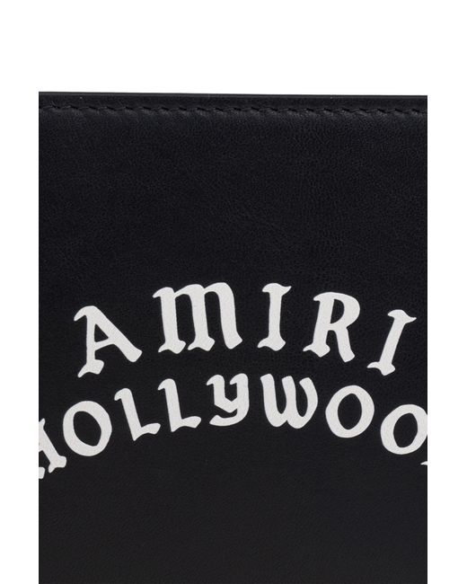 Amiri Black Hollywood Bi-Fold Wallet for men