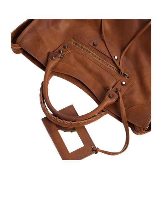 Balenciaga Brown Le City Bag Medium