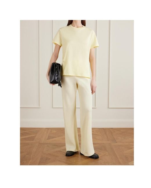 Wardrobe NYC Natural Crew Neck Casual T-Shirt