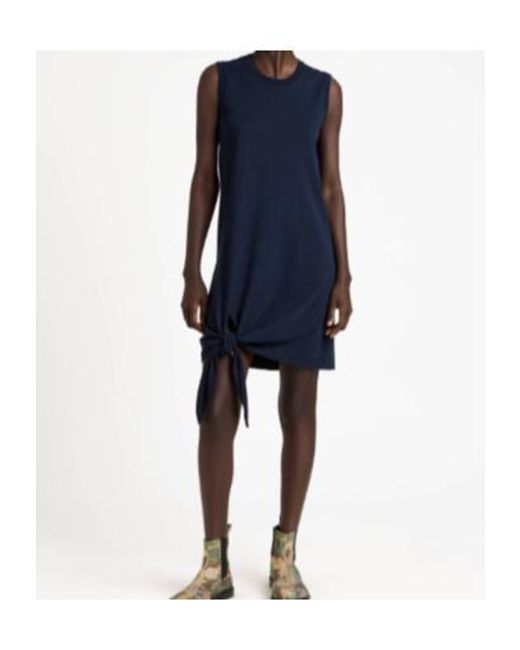 J.W. Anderson Blue Jw Anderson Knotted Hem Sleeveless Dress