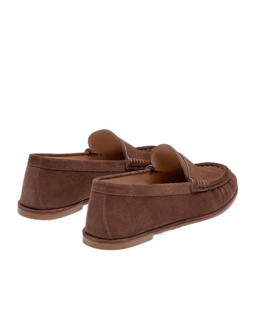 Stuart Weitzman Brown Spencer Loafer