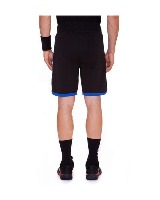 Hydrogen Black Logo Shorts for men