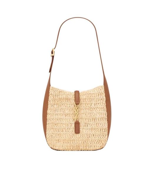 Saint Laurent White Le 5 À 7 Supple Baby