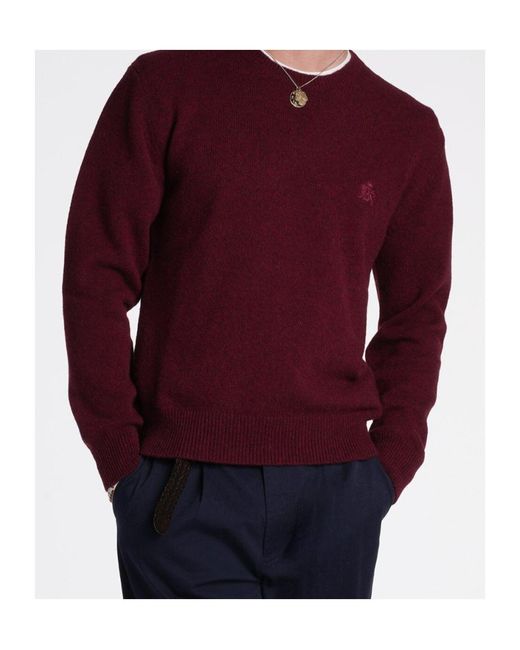 Baracuta Embroidered Crew-Neck Sweater for men
