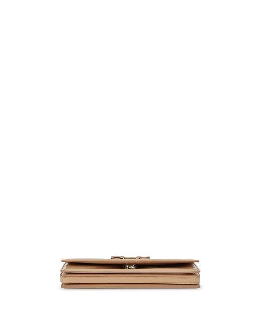 Ferragamo Natural Logo Clutch