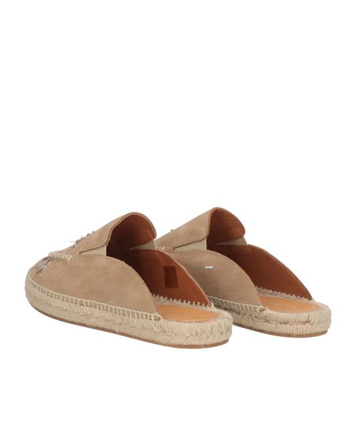 Maison Margiela Brown Solid Color Espadrilles