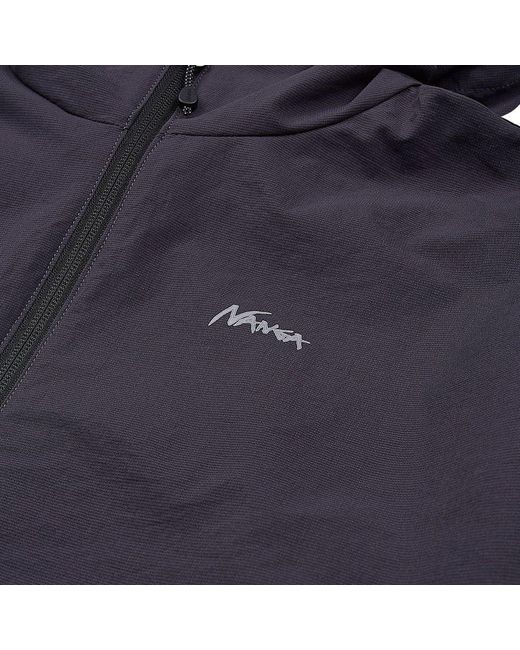 NANGA Blue Hooded Casual Jacket for men