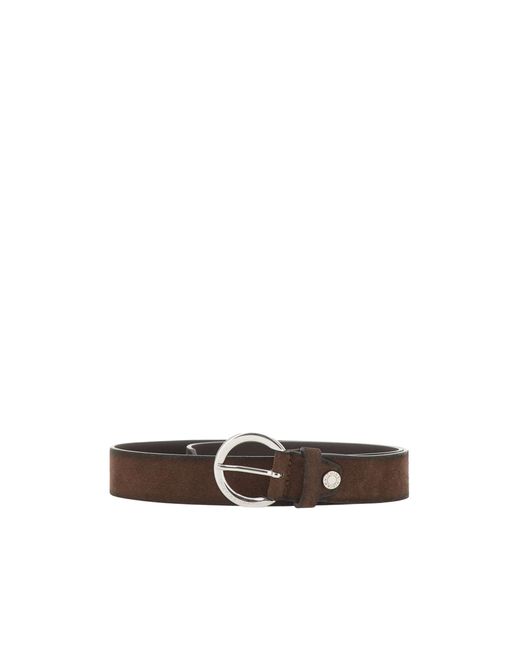 Gianni Chiarini White Suede Leather Belt