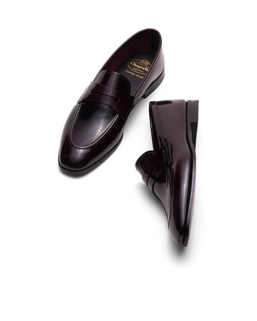 Church's Black Round-Toe Business Casual Shoes for men