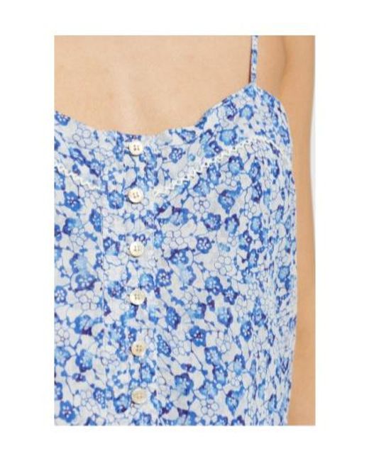 Isabel Marant Blue Isabel Marant Étoile Vickia Floral Jumpsuit