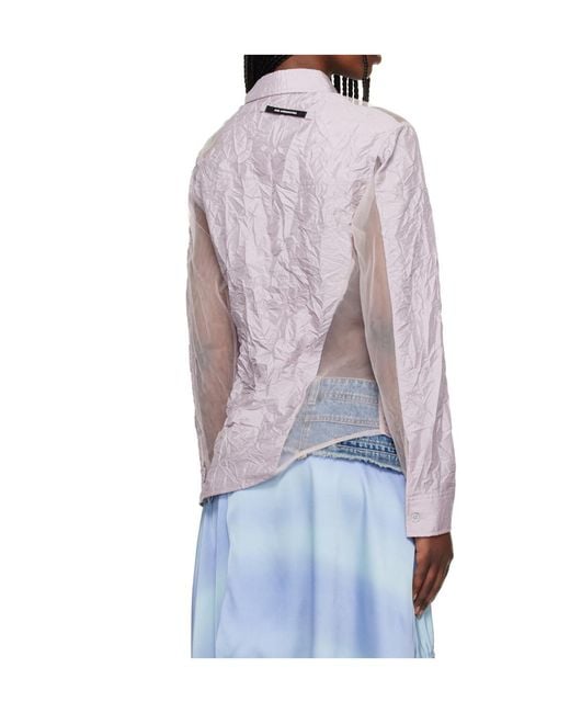 ANDERSSON BELL Multicolor Pleated And Twisted Shirt