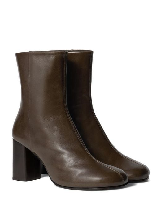 Lemaire Brown Anatomic 80 Leather Boots