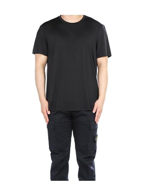 J.Lindeberg Black Ade T-Shirt for men