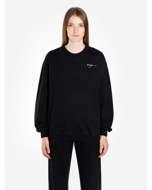 Off-White c/o Virgil Abloh Black Arrows Print Logo Sweatshirt