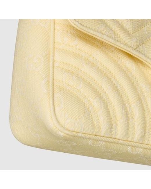 Gucci Natural Gg Marmont Medium Shoulder Bag