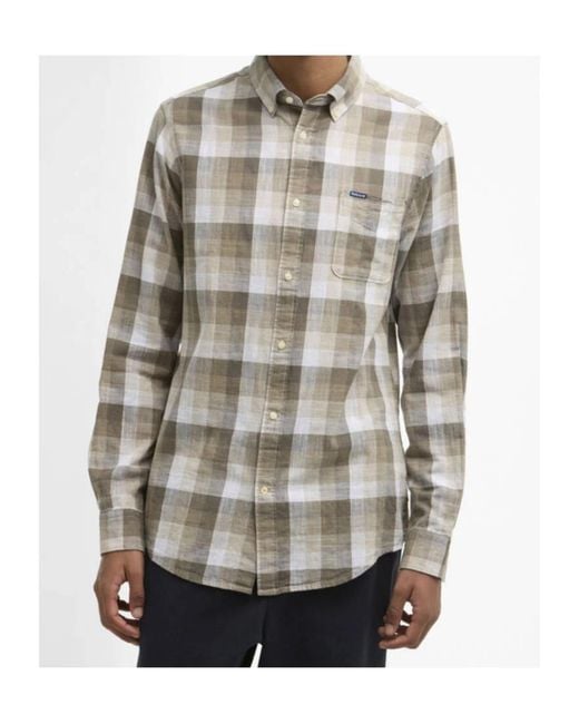 Barbour Multicolor Check-Pattern Shirt for men