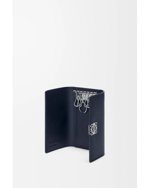 Loewe Blue Anagram Key Pouch