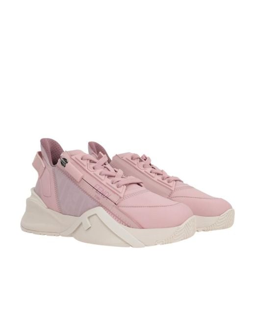 Fendi Pink Flow Low-Top Sneakers
