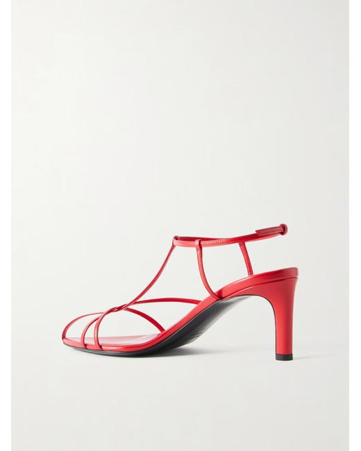 Jil Sander Pink Pointed-Toe Heeled Sandals