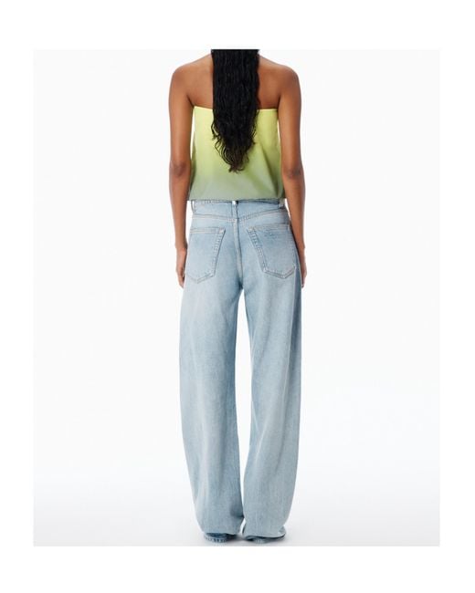 Alexander Wang Blue Float Relaxed Jeans