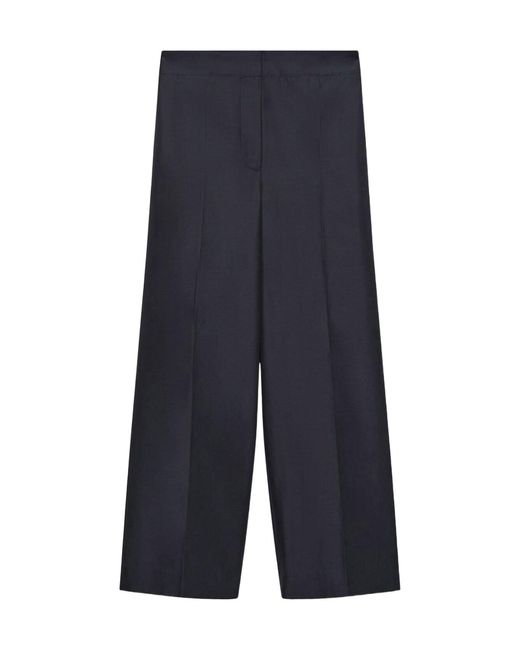 Joseph Blue Elastic Waist Casual Pants