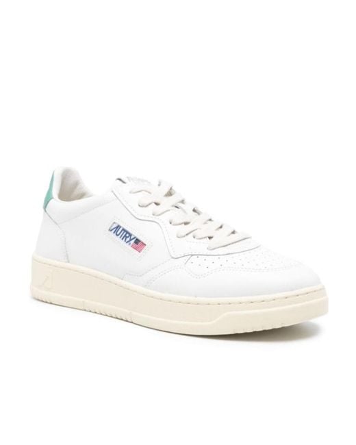 Autry White Tie Low Upper Board Shoes for men