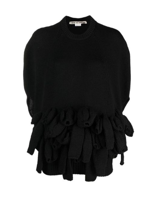 Comme des Garçons Black Crew Neck Knitwear