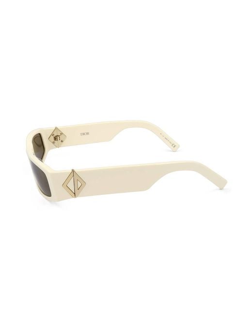 Dior White Logo Sunglasses for men