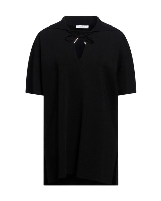 Max Mara Black Polo Shirts