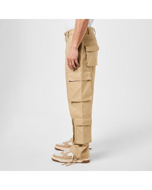 Represent Natural Loose Cargo Pants for men