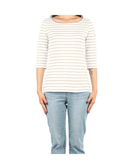 Saint James Blue Striped T-Shirt