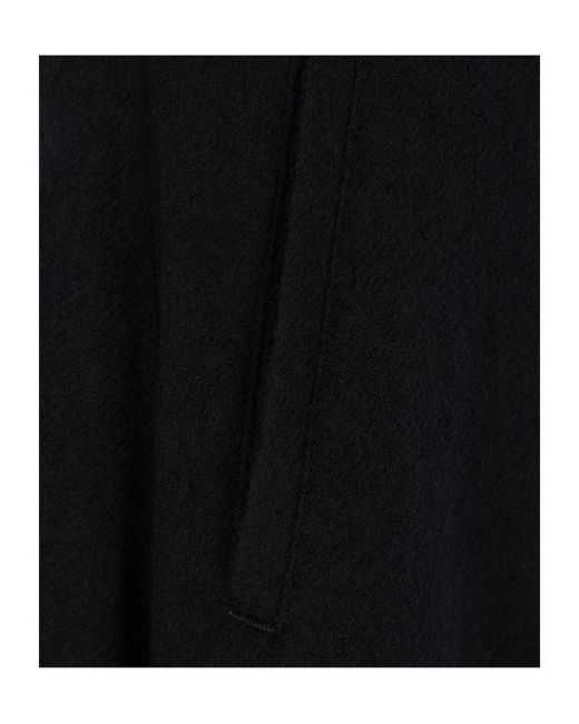 Yohji Yamamoto Blue Asymmetric Hem Midi Skirt