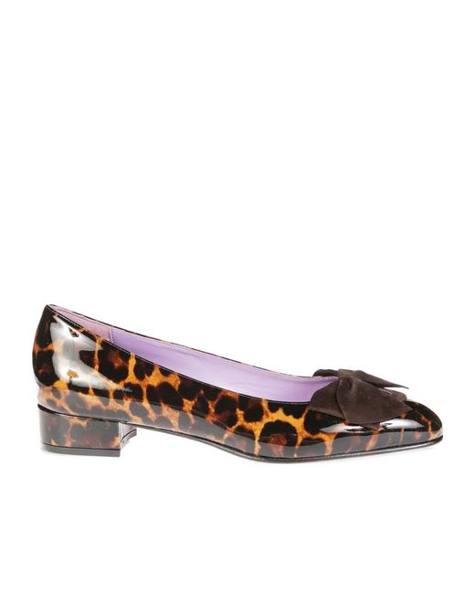CAREL PARIS Brown Carel Princesse Leopard Printed Ballet Flats