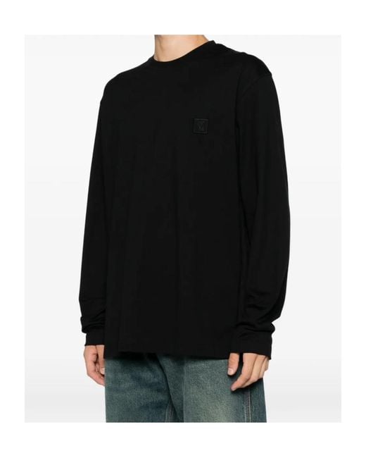 Wooyoungmi Black Logo-Print Sweater for men