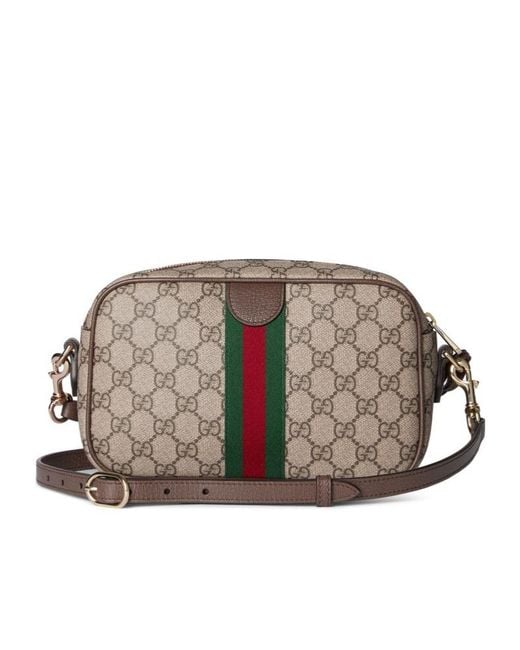 Gucci Brown Ophidia Small Camera Bag