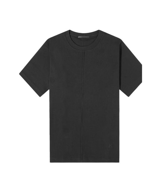 Helmut Lang Black Logo-Embroidered Cotton T-Shirt for men
