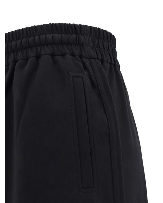 Brunello Cucinelli Black Couture Interlock Track Trousers